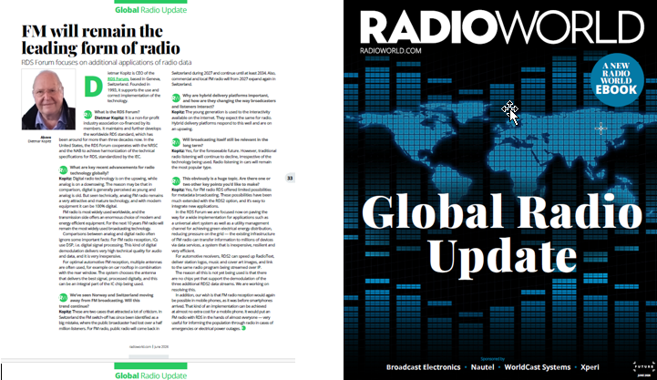 Radio World Global Radio Update preview